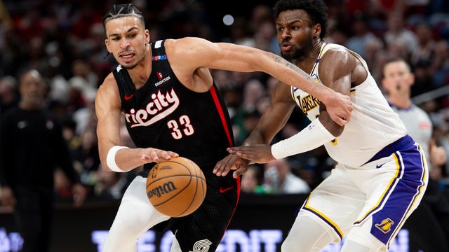 Lakers Trail Blazers Basketball 